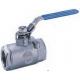 Screwed End 1500WOG Stainless Steel Ball Valve With Locking Device
