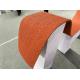 Odorless Rubber Orange Prefabricated Running Track