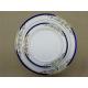 7 Inch Disposable China Like Dinner Plate No Cleanup With Rose Gold Disposable Plates. Re-Usable Rose Gold Party Plates