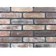Antique Thin Brick Veneer Through Molded / Sintered With Different Colors Mixed