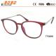 Round  TR90 Optics Frames with mental temples, fashionable design, suitable for women and women