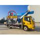 JIUHE 25m Truck Mounted Aerial Platforms With Telescopic Boom Truck Mounted Aerial Working Platform With Bucket