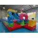 High Quality Commercial Outdoor Giant Inflatable Fun City Jumping House With Slide Inflatable Playground For Kids