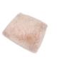 OBLONG Artificial Sheepskin Cushion Pads Pink Square For Seat