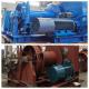 380V Blue Double Drum Ship Winch Marine Electric Winch With 500KN Capacity Load