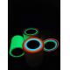 Yellow Red Black Purple Reflective Luminous Safety Jackets for Emergency Areas Lighting Doors