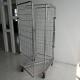 Heavy Duty Mesh Logistics Trolley Delivery Goods Chrome Plated Material