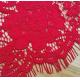 French  Eyelash Lace Fabric with cord  for Bridal Dress with Ivory / Pink color