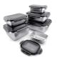 304 Ss Metal Freezer Storage Containers 350ml Steel Freezer Containers