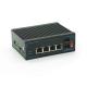 NF524GM-SFP Industrial grade 10/100/1000Mbps managed fiber switch with 4 x RJ45 and 2 x SFP ports SW-Ring ring network technology
