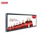 21.5 inch android stretched display wall mounted bar lcd display ultra wide