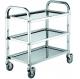 Restaurant Mobile Bakery Rack Trolley With SS Hot Pot Cart Or Dining Cart