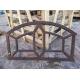 Ancient Buiding Decorative Reclaimed Metal Window Frames Cast Iron For House