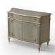 Shabby Chic Vintage Sideboard Wooden Low Sideboard 2 Door Sideboard Luxury Sideboard