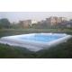 White Square Outdoor Inflatable Water Pool For Water Walking Ball