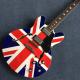 Hollow body jazz electric guitar British flag Rosewood Fingerboard electric guitar
