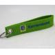 High Quality Green EDEKA Fabric Felt Material Keychains, Accept Custom Size And Logo, Best Promotion Advertising Gift