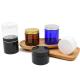 Medical Airless Empty Plastic PET Jar Cosmetic Glass Jar With Metal Lid
