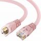 EJE  1m To 100m Pink Cat6 Cable Rj45 Cat 6 Ethernet Patch Internet Cable