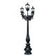 Four Arms Decoration Cast Iron Lamp Post / Cast Iron Light Post Height 3m-10m