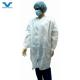 OEM Accepted Nonwoven PP White/Blue/Pink Lab Coat Uniform for Unisex Workwear in Blue