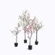 YC092 Artificial Flower Tree Apple Blossom 180CM Refreshing For Bookcases