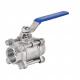 Three-piece ball valve high platform 304 stainless steel 3PC wire welding 1 inch 2 inch