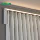 Customize Aluminum  Smart Led Lighting Curtain Track Recessed  Curtain Rail   For Stage