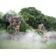 Small Smoking Gas Mist Fog Water Fountain , Stainless Steel Floor Mist Fountain