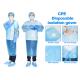 Latex Free Medical Disposable Gowns Suit , Coveralls Protective Suit Full Body