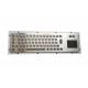 Dust Proof Industrial Metal Keyboard With Touchpad Illumination Option