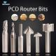 Customizable PCD Router Bits For Wood Materials Cnc Router Bit
