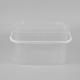 3L PP Polypropylene Clear Square Bucket With Lid Custom Color