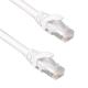 White UTP Cat6 Patch Cord 24AWG 7/0.2 PVC LSZH Jacket With RJ45 Connector