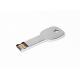 Silver Color Promotional USB Flash Drive Custom Logo Printed Certified Safe