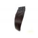 Grey Peruvian Clip In Hair Extensions Deep Wave 8 - 28 Comfortable To Wear