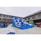 Outdoor Cool Wave Inflatable Water Slide 10mL*7mW*6mH Customized