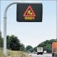 Custom Electronic Variable Speed Limit Signs Road Side Warning Vehicles