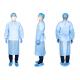 Blue Disposable Non Woven Hospital Gown Clothing Surgical Surgeon Gown