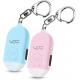 USB Rechargeable 130db Personal Safety Alarm Siren Rape Keychain
