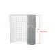 1/2 Galvanized Welded Wire Mesh For Construction Silver Zinc Layer