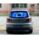 Transparent Car Rear Window LED Display 9-36V Input Wireless Programmable