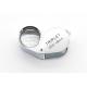 Small Pocket Jewelry Loupe with Triplet Lenses Magnification 20X