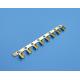 Bright Tin Plated Wrapped Wire U Shaped Terminal Horizontal Length 4mm