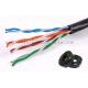 Fluke Test Passed 305m UTP Cat5e Lan Cable RoHS PVC Jacket Solid