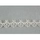 Cute Floral Embroidered Lace Trim Soft Ivory Bridal Lace Border For Art