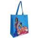 Feather Folding Handle Printed Pp Woven Shopping Bag High Resolution CMYK Printing