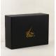 Gift 250gsm Grey Board Cardboard Package Boxes Gold Foil Stamping