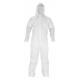 Hygienic Disposable Protective Coveralls High Filtration Capacity Dust Protection