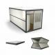 High Security Folding Container House Rock Wool Sandwich Panel Container Folding Homes